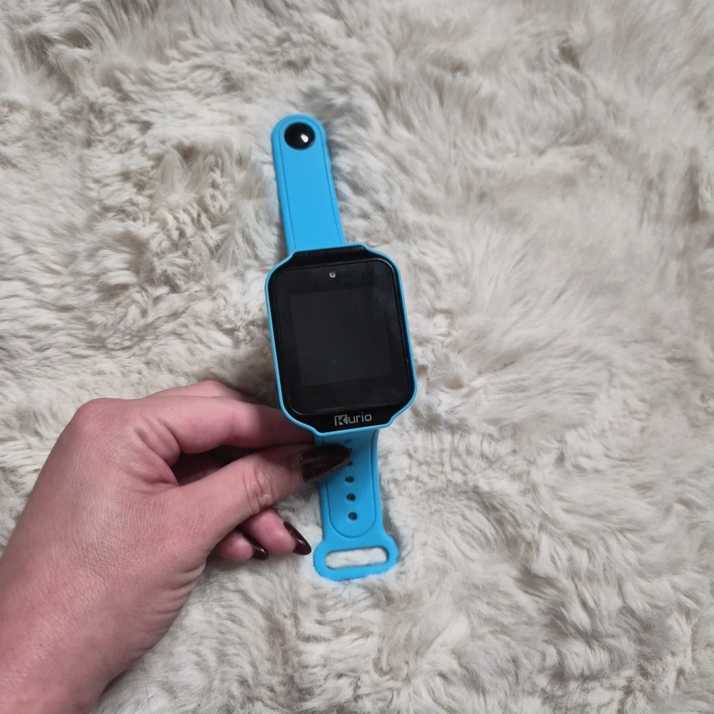 Kurio Kids Smartwatch Smart Watch C16500 Blue Rubber Band Fun Safety Education ✨
